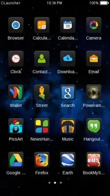 Space Theme android App screenshot 0