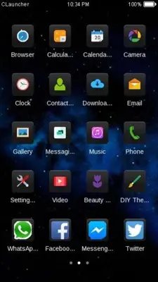 Space Theme android App screenshot 2